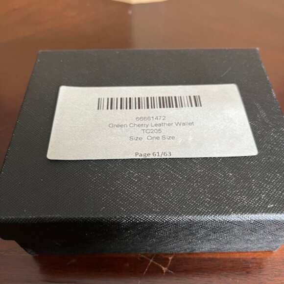 Zooler small leather wallet with cherries. - Picture 3 of 3